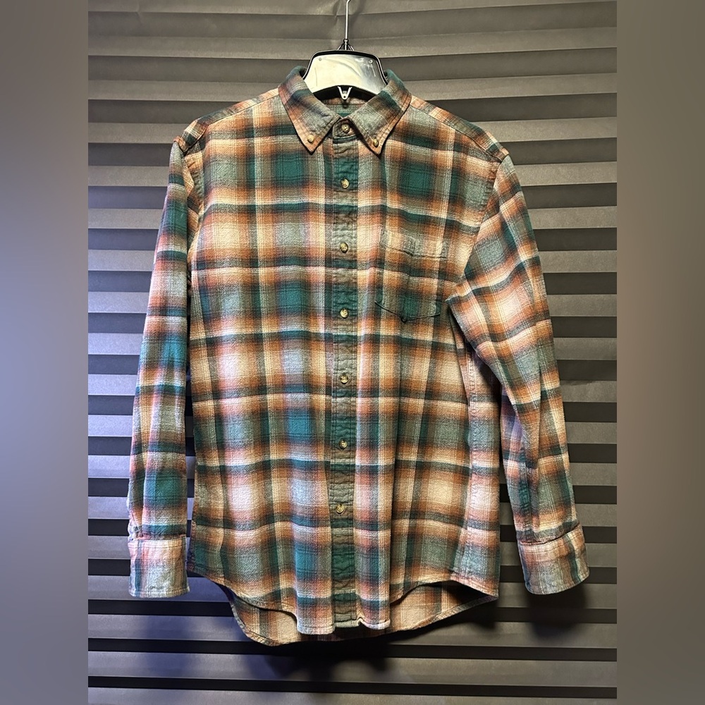Pendleton Mason Plaid Flannel Button Down Shirt.